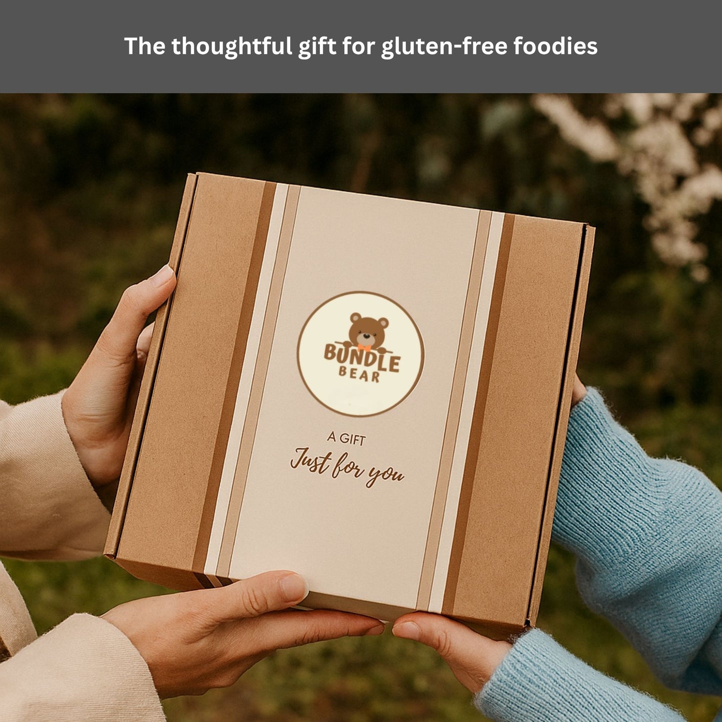 Premium Gluten Free Snacks Gift Box – Bundle Bear Gluten Free Hamper with Sweet & Savoury Treats – Coeliac Gifts & Celiac Hamper