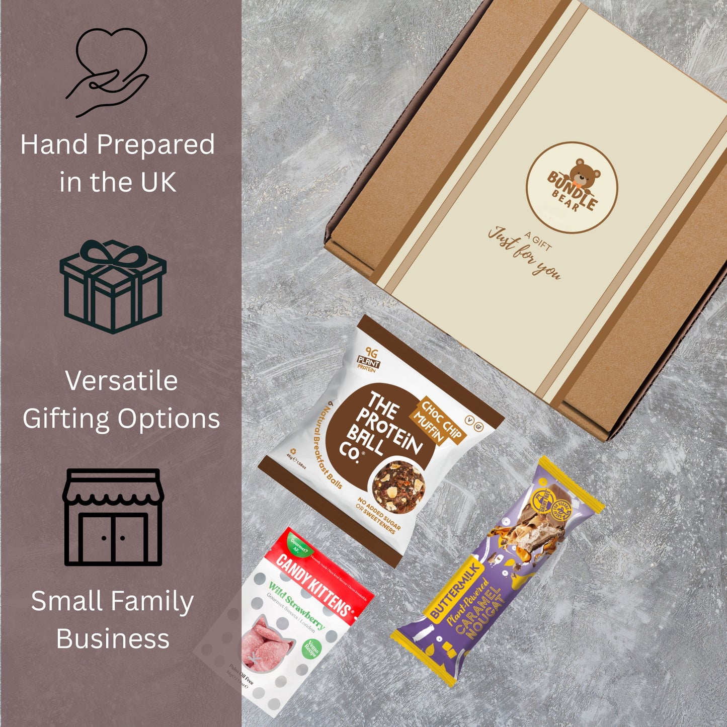 Premium Gluten Free Snacks Gift Box – Bundle Bear Gluten Free Hamper with Sweet & Savoury Treats – Coeliac Gifts & Celiac Hamper
