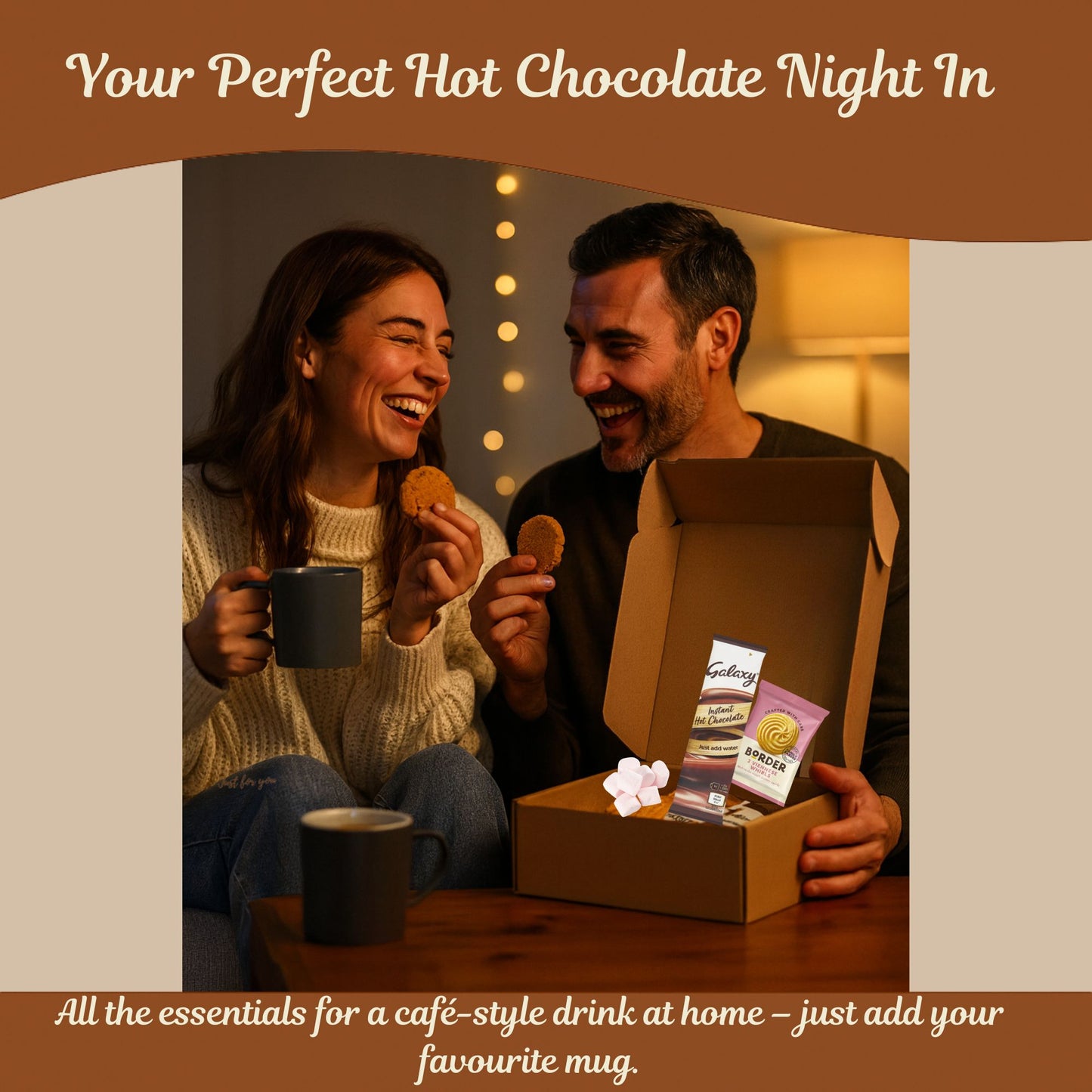 Hot Chocolate Gift Set – Luxury Hot Chocolate Selection with Biscuits & Marshmallows – Bundle Bear Hot Chocolate Kit – Perfect Christmas Hot Chocolate Gift Set for Winter Treats